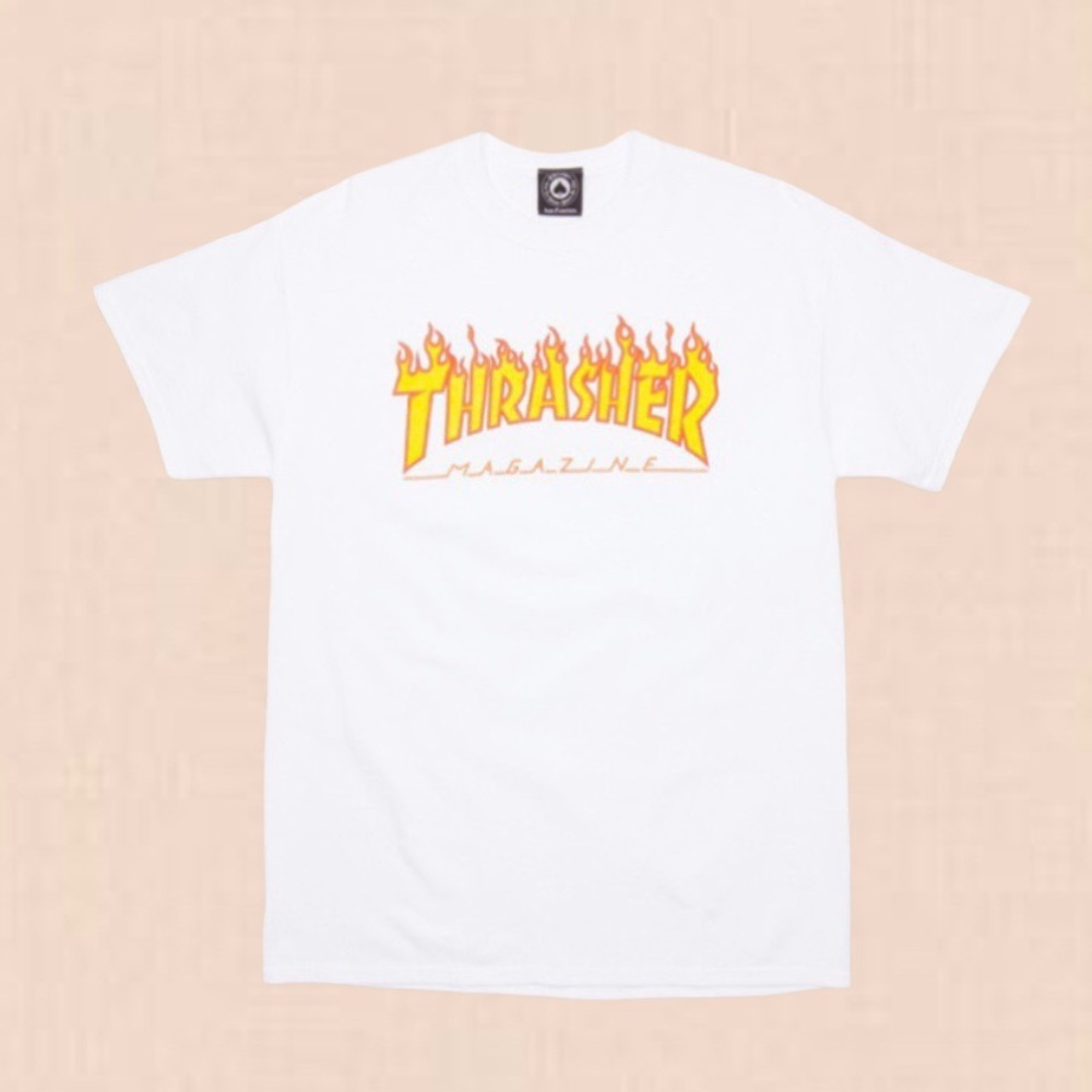 Thrasher Magazine Logo Vintage Short Sleeve TShirt